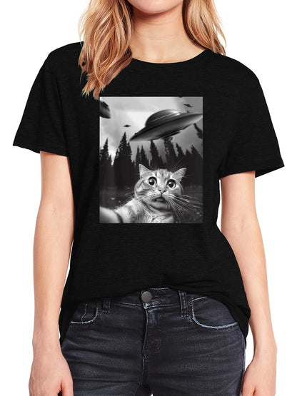 Camiseta Gato Selfie